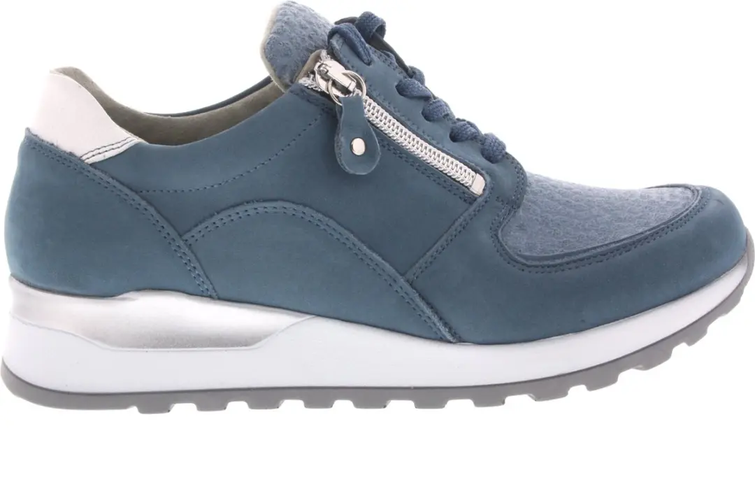 Dames Veterschoenen Waldlaufer Hiroko Denim Jeansblauw - Maat 6