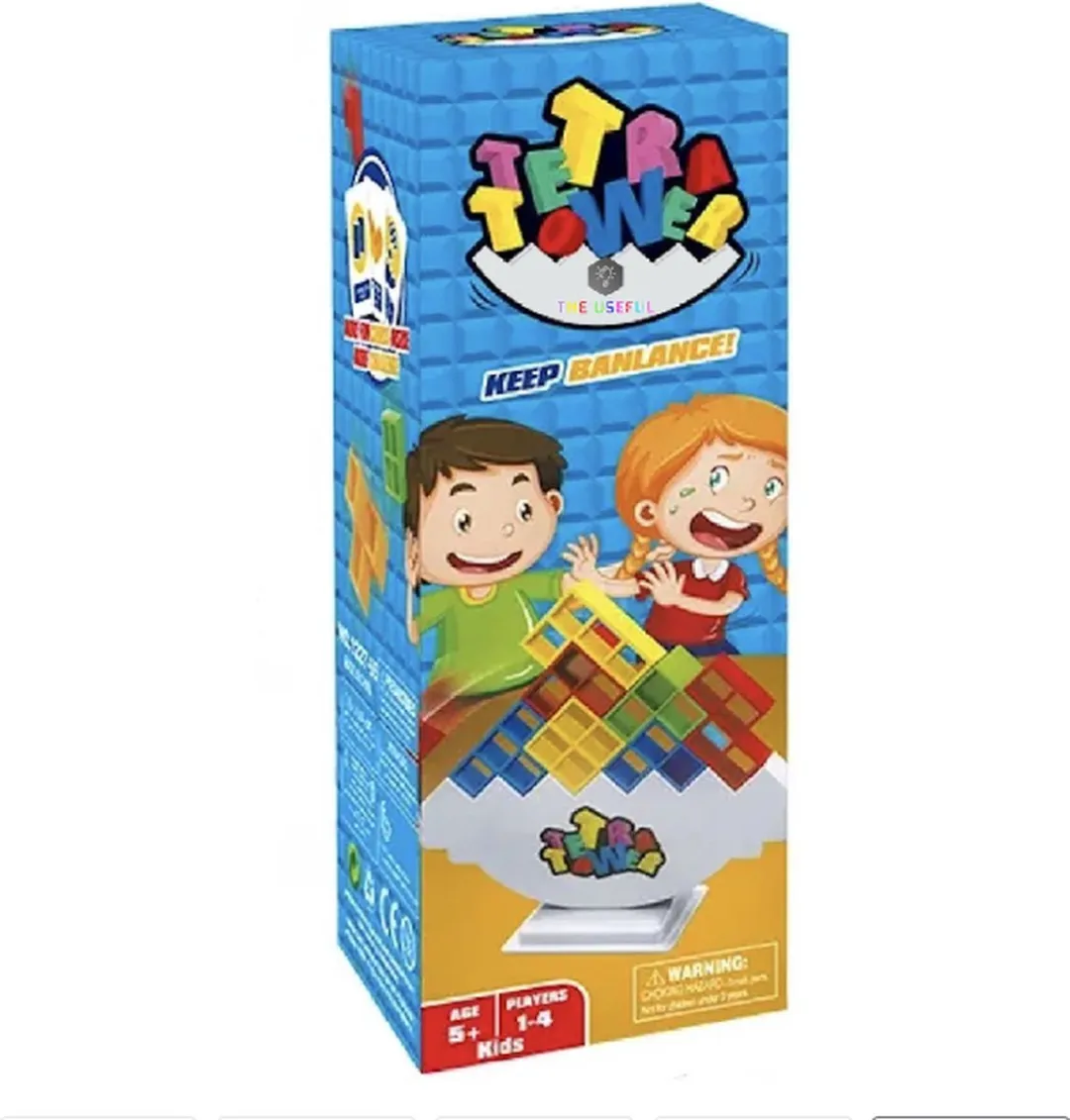 Tetra Tower Balansspel 48-delig - 3D Bouwpuzzel