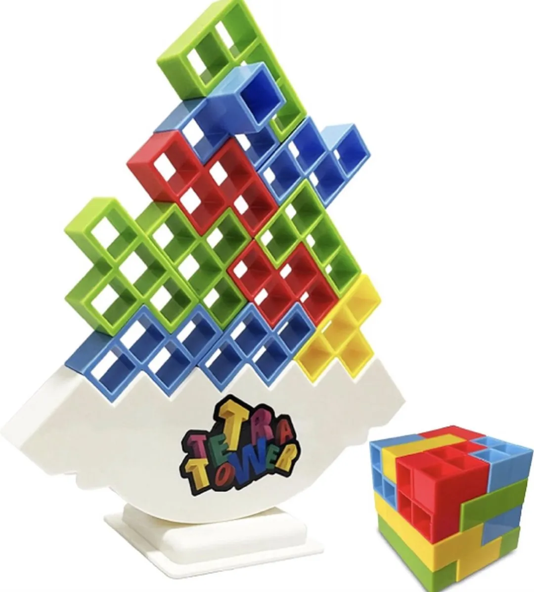 Tetra Tower Balansspel 48-delig - 3D Bouwpuzzel