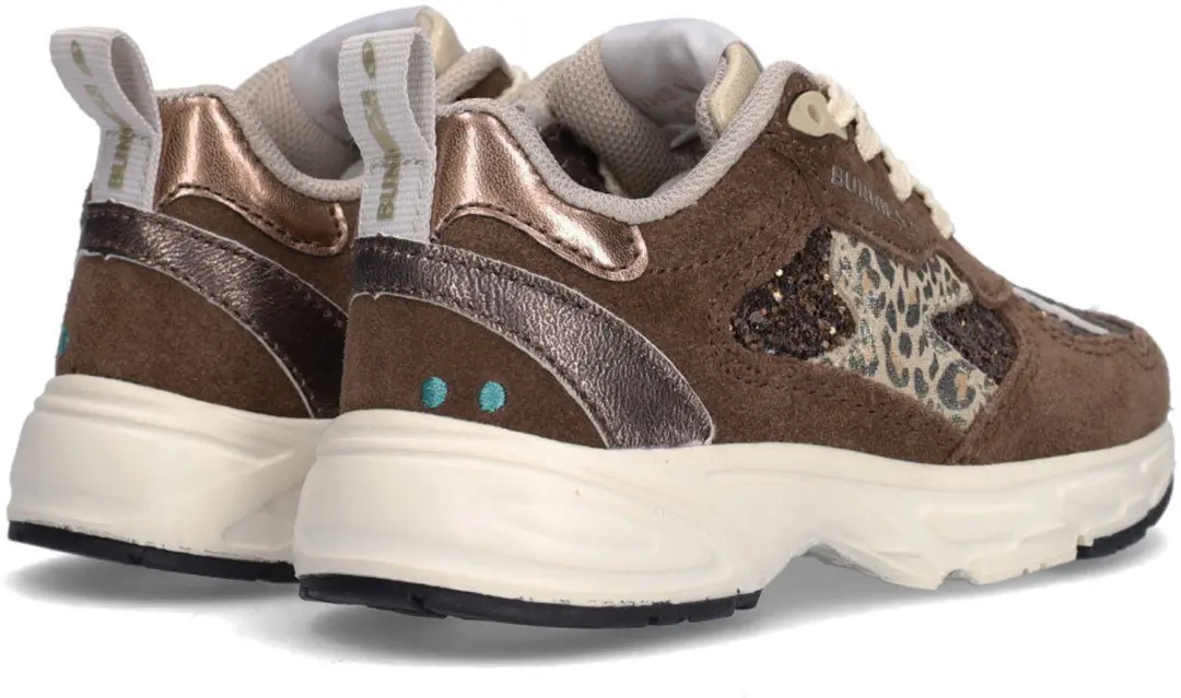 BunniesJR Daan Dash Meisjes Sneakers - Bruin - afbeelding 2 van 6