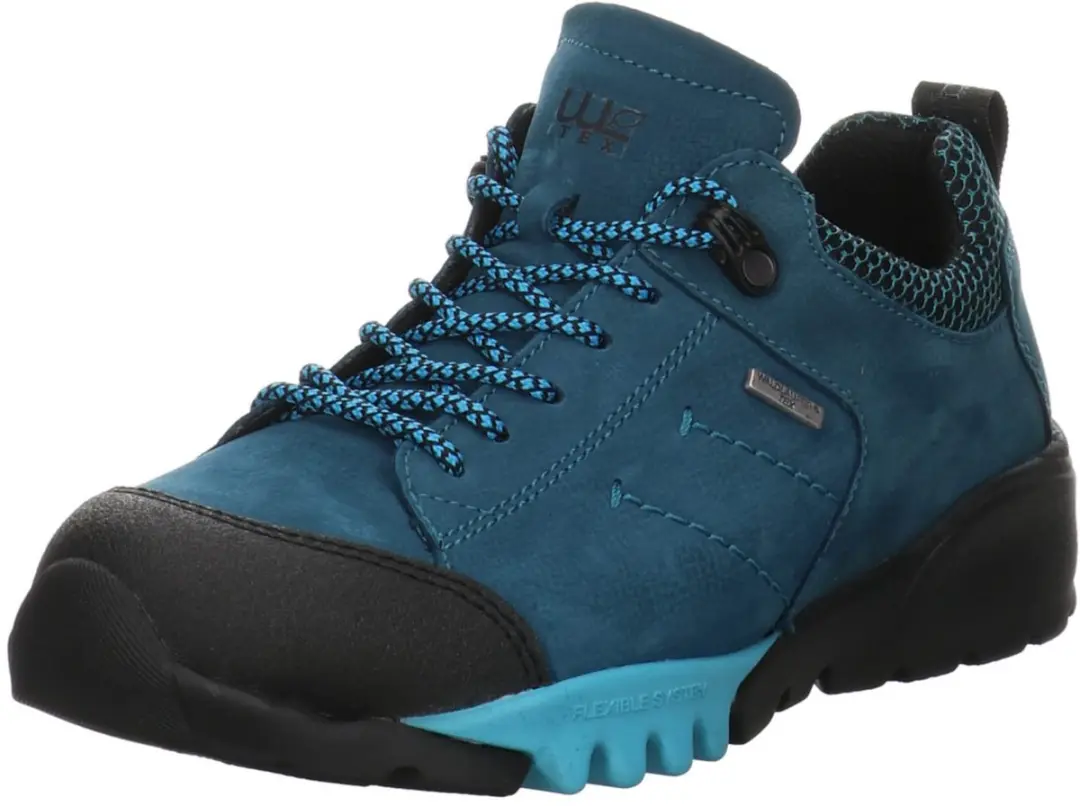 Waldläufer dames veterschoenen turquoise maat 36
