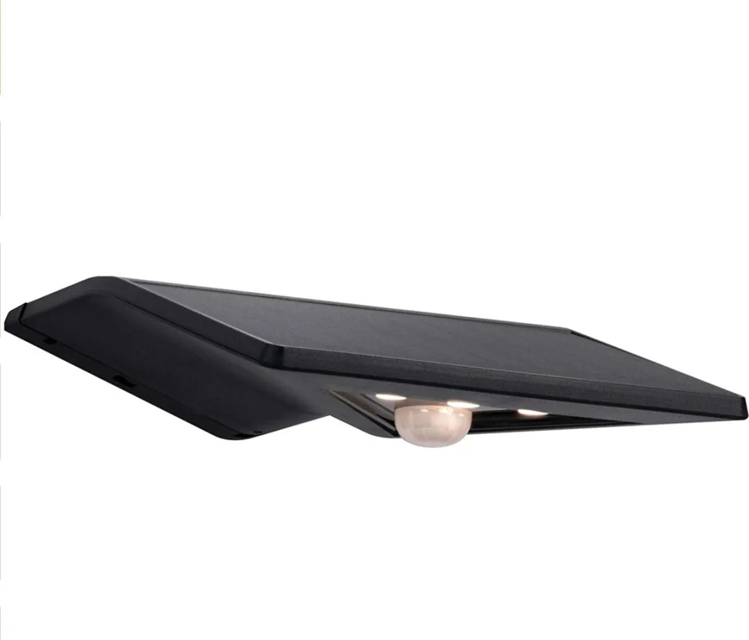 Paulmann Yoko Solar LED Huisnummerverlichting - Schemergestuurd Bewegingsmelder IP44 - 3000K - Antraciet