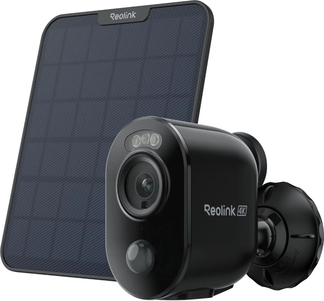 Reolink Argus 3 Ultra 4K Camera - Wit - Zonnepaneel