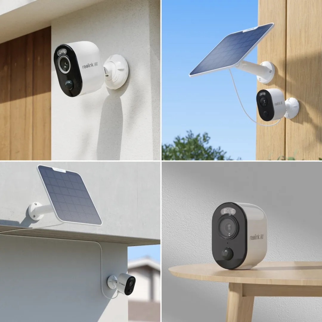 Reolink Argus 3 Ultra 4K Camera - Wit - Zonnepaneel