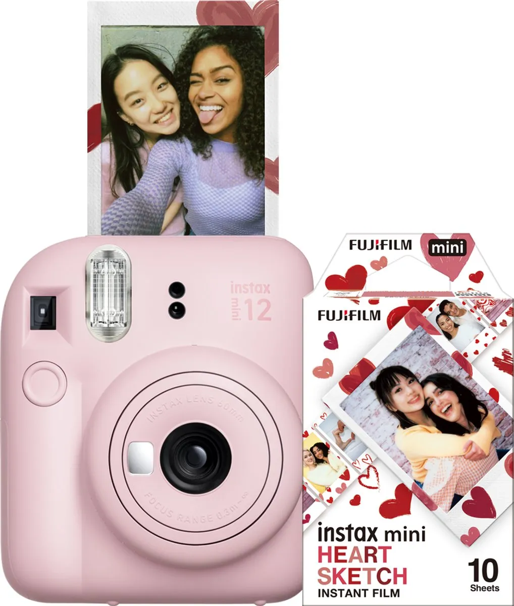 Fujifilm instax Mini 12 Blossom Pink Bundel