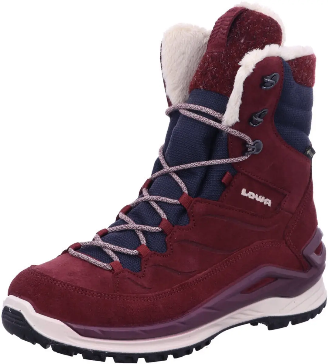 LOWA dames veterschoenen rood maat 41