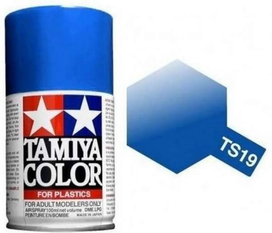 Tamiya TS-19 Metallic Blauw Spuitbus 100ml