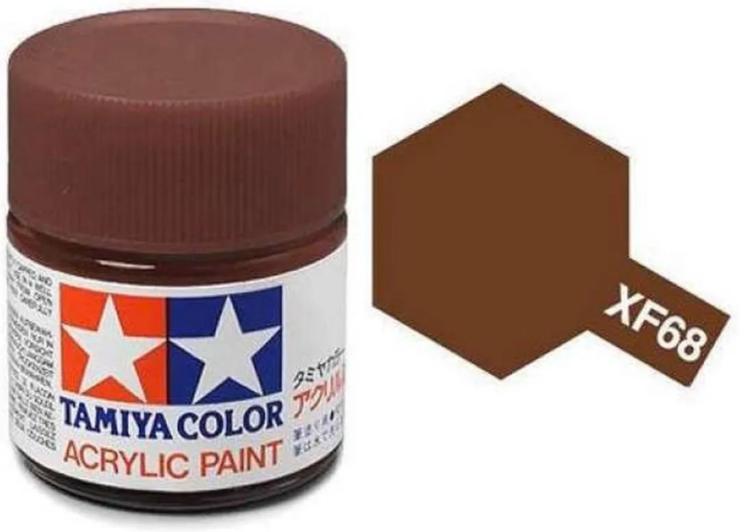 Tamiya XF-68 NATO Brown Acrylverf 23ml