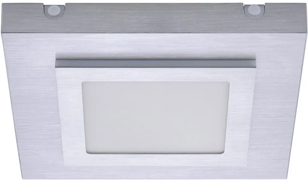 LED plafondlamp woonkamerlamp eetkamer, metaal aluminium zilver, 10W 570lm 3000K