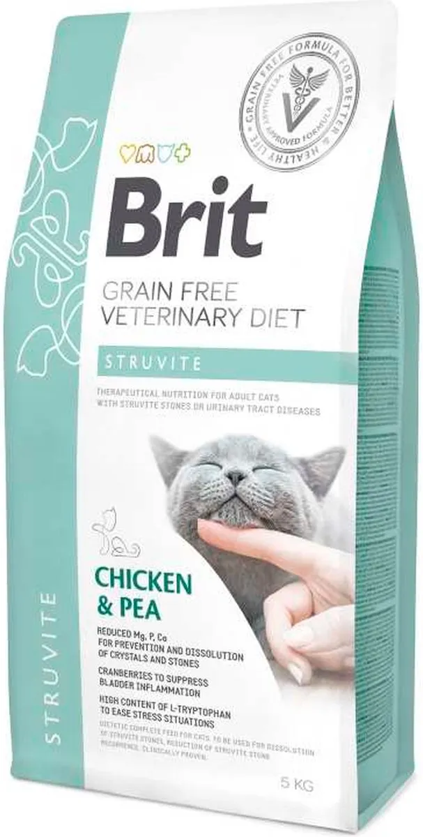 Brit Veterinary Diet Kat Grain Free Struvite 5kg