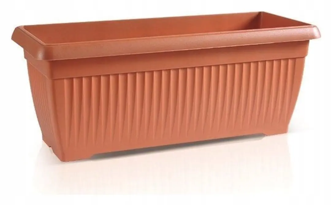 Terracotta balkonpot 70x30x27,7cm