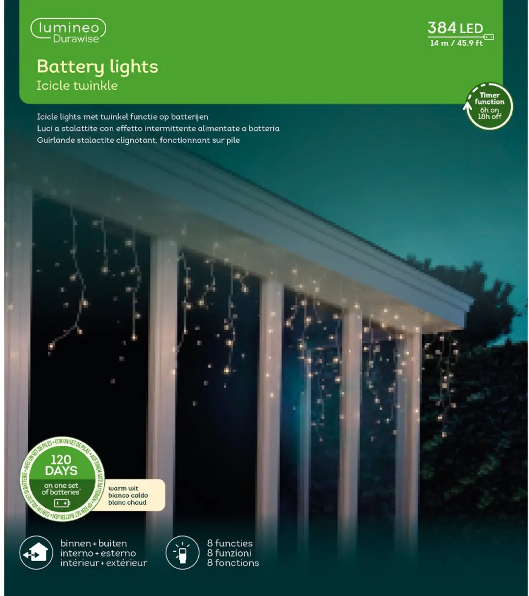 Lumineo Ijspegelverlichting 384 LED