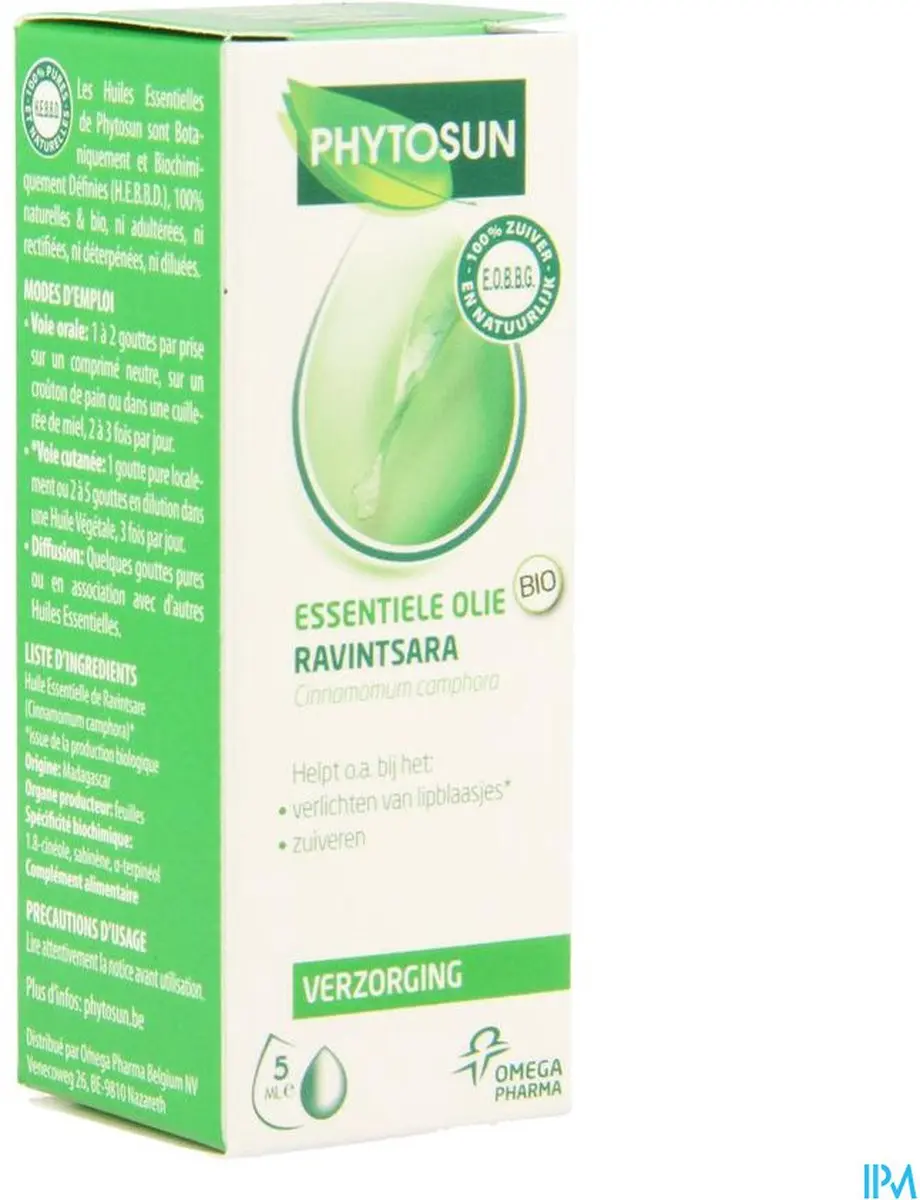 Phytosun Ravintsara Bio Essentiële Olie - 5ml - afbeelding 6 van 6