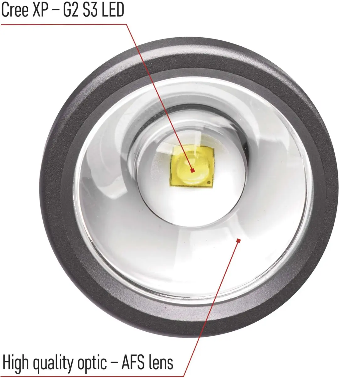 EMOS Ultibright 70 P3170 LED Zaklamp 340lm - Wit - afbeelding 6 van 6
