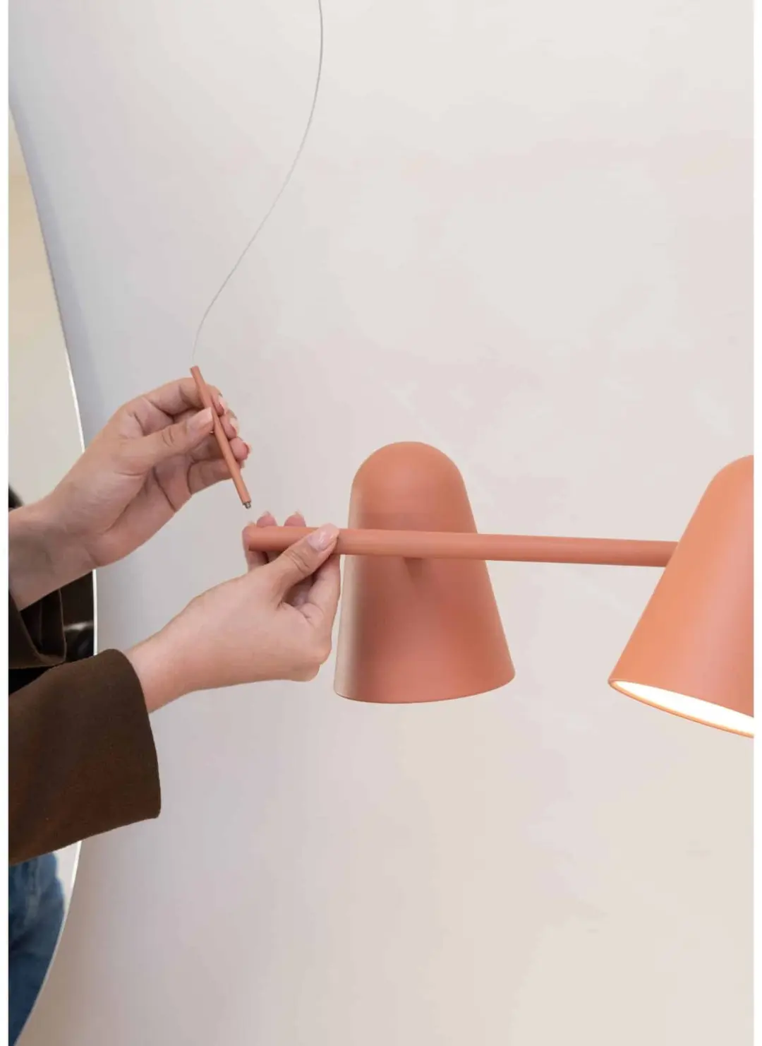 it's about RoMi Salamanca Hanglamp - Terra - 80cm - afbeelding 5 van 6