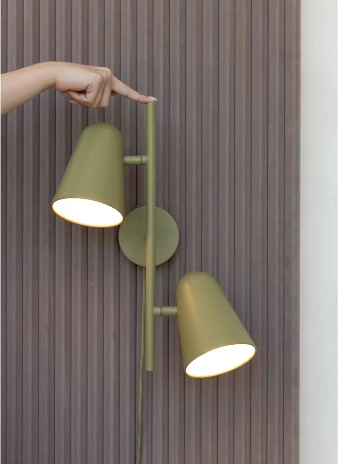 it's about RoMi Salamanca Wandlamp - Olijfgroen - afbeelding 4 van 6