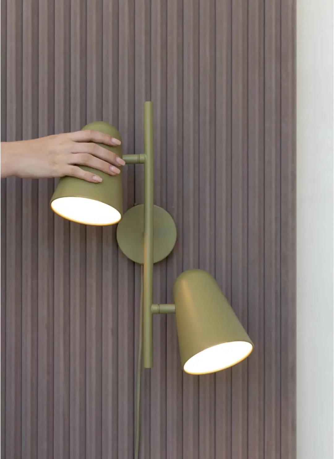 it's about RoMi Salamanca Wandlamp - Olijfgroen - afbeelding 5 van 6