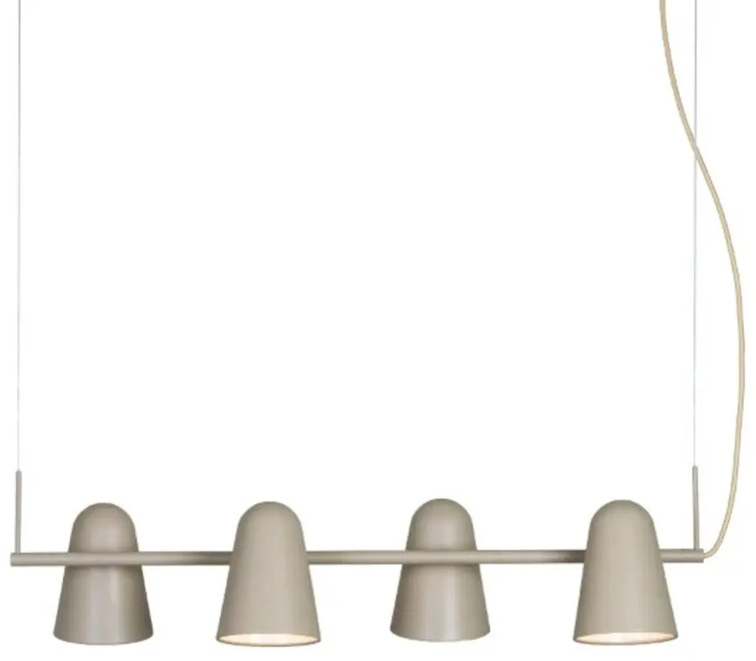 It's about RoMi Hanglamp Salamanca - 3 lichtpunten - Zand - afbeelding 2 van 6