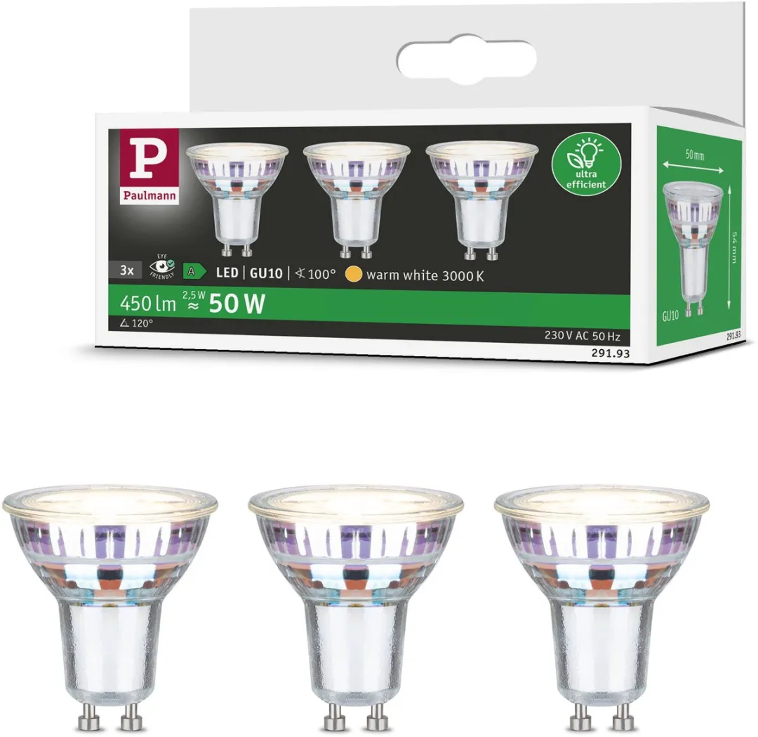 Paulmann Eco-Line LED Reflector GU10 Set