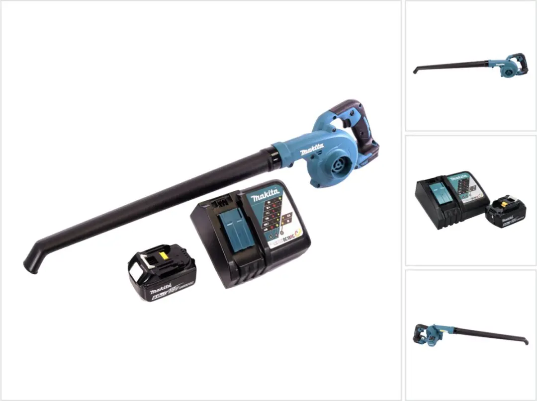 Makita DUB 186 RG1 accubladblazer Bladblazer 18 V + 1x oplaadbare accu 6.0 Ah +