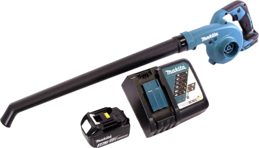 Makita DUB186RF1 Accu Bladblazer 18V - 3,0Ah Accu + Oplader - afbeelding 4 van 5