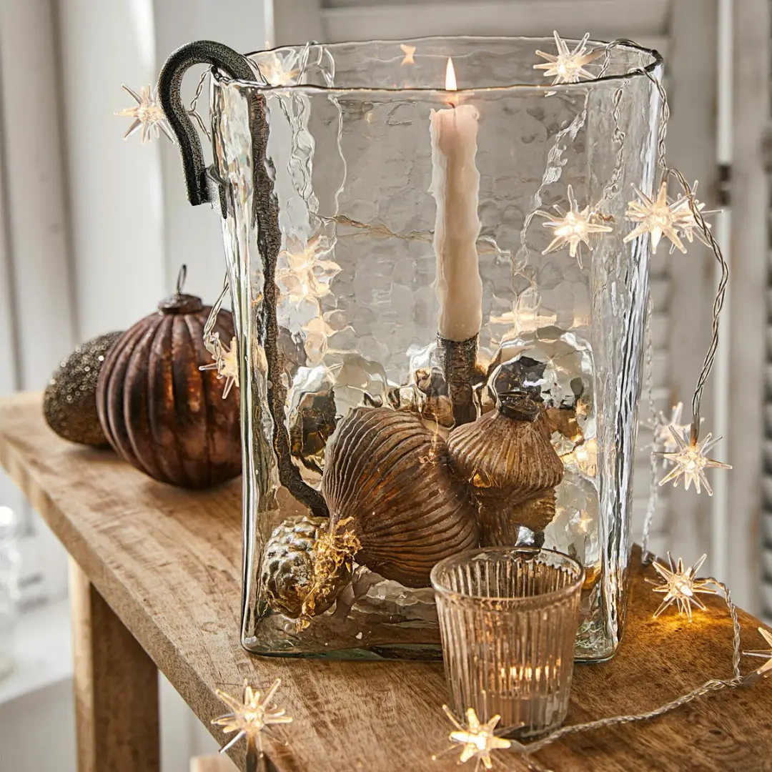 Loberon Janine Kerstversiering set van 4 - antiekbruin - afbeelding 6 van 6