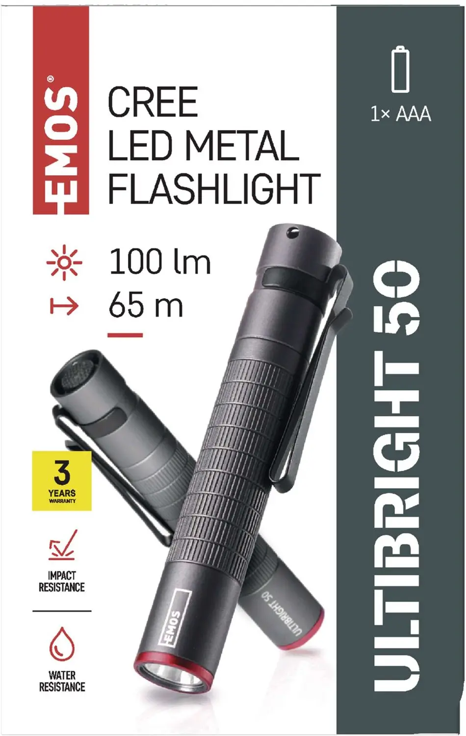 EMOS Ultibright 50 LED Zaklamp P3150 - 100 lm - afbeelding 3 van 6