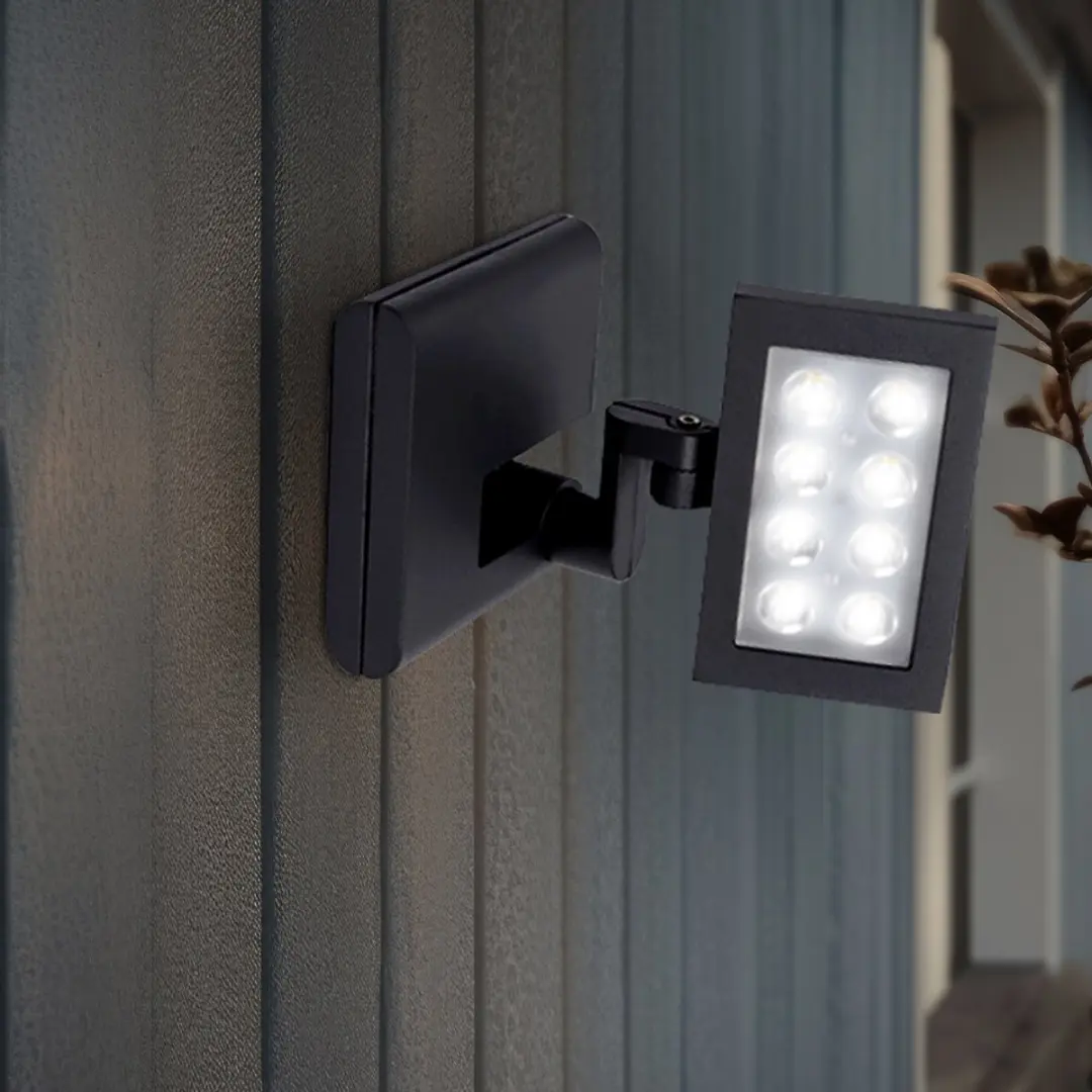 Buitenwandlamp antraciet LED wandlamp voordeurlamp gevellamp aluminium, spot bew