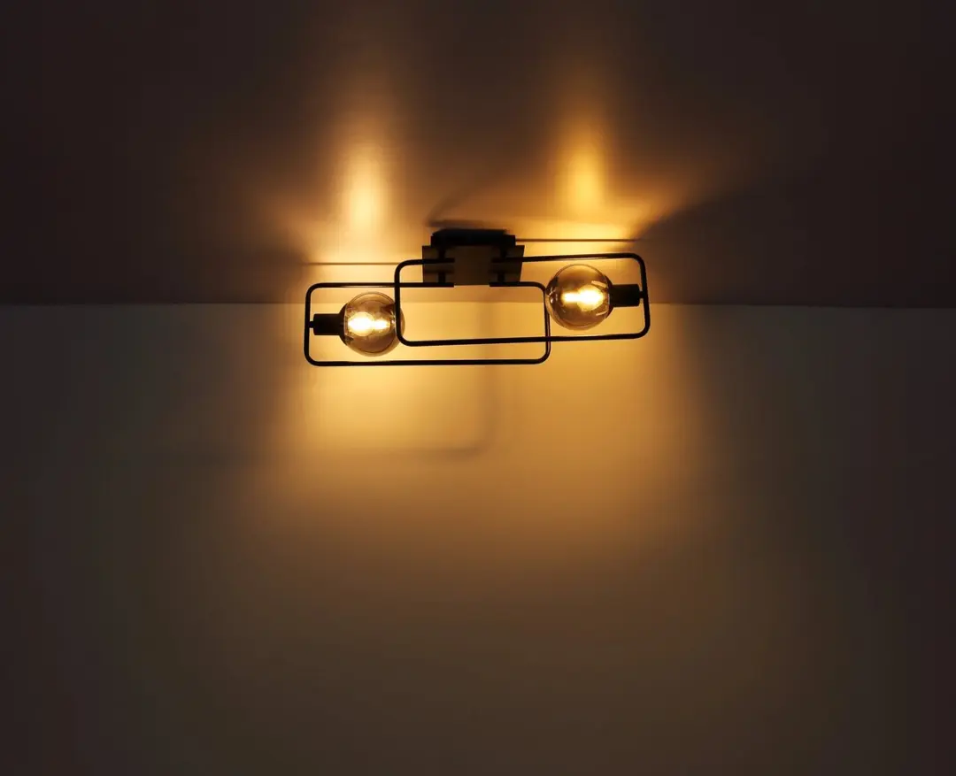 Globo Blama Plafondlamp 15830-2D - E14 - Zwart - afbeelding 4 van 6