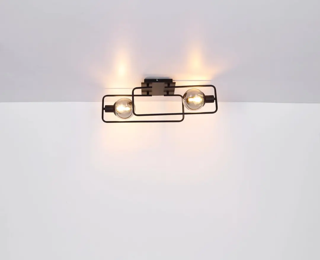 Globo Blama Plafondlamp 15830-2D - E14 - Zwart - afbeelding 5 van 6