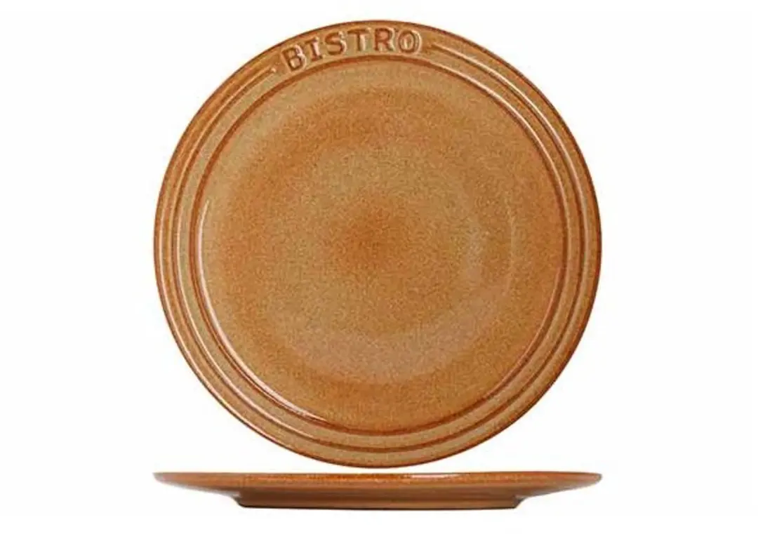 Bistro Mustard Yellow Plat Bord D27,5cm