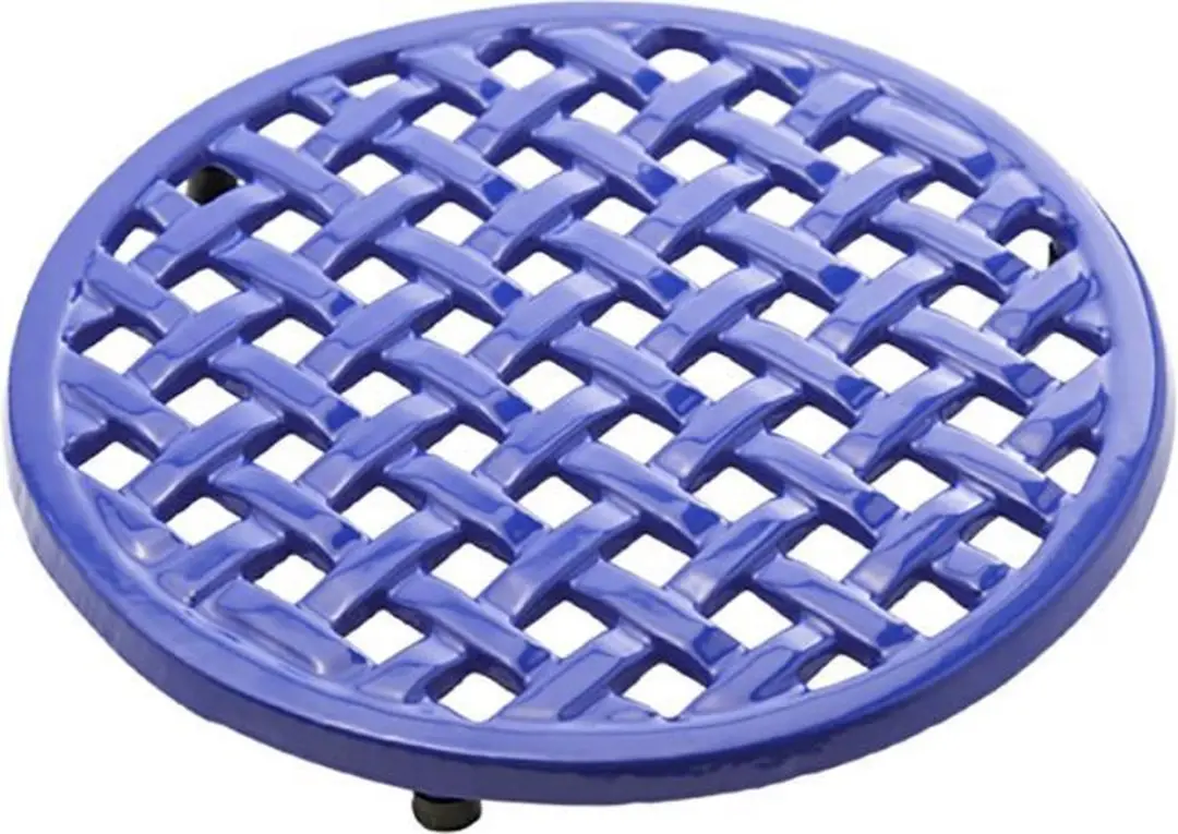 Gietijzeren onderzetter Vintage Blauw