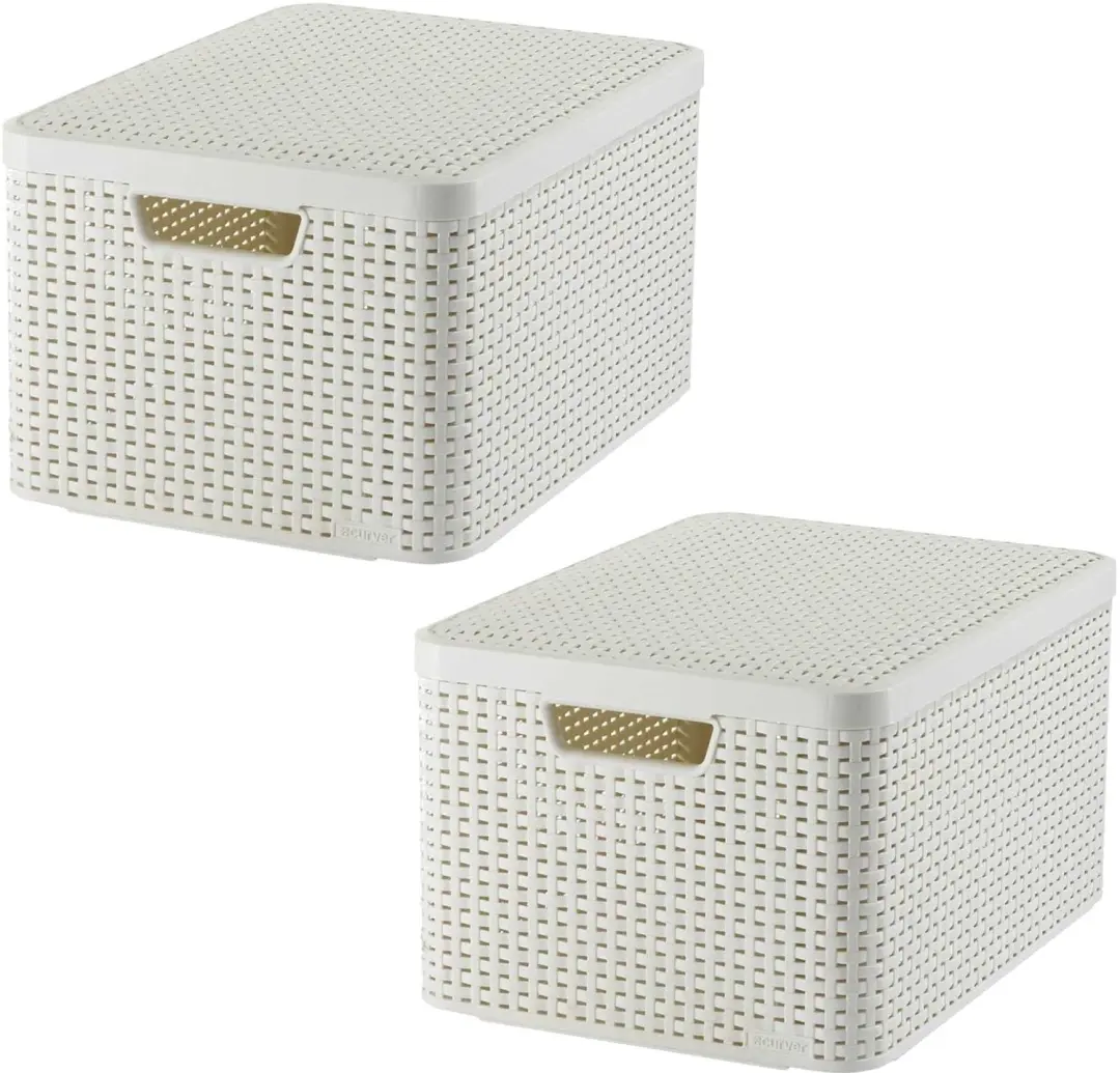 Curver Style Opbergmand met deksel L