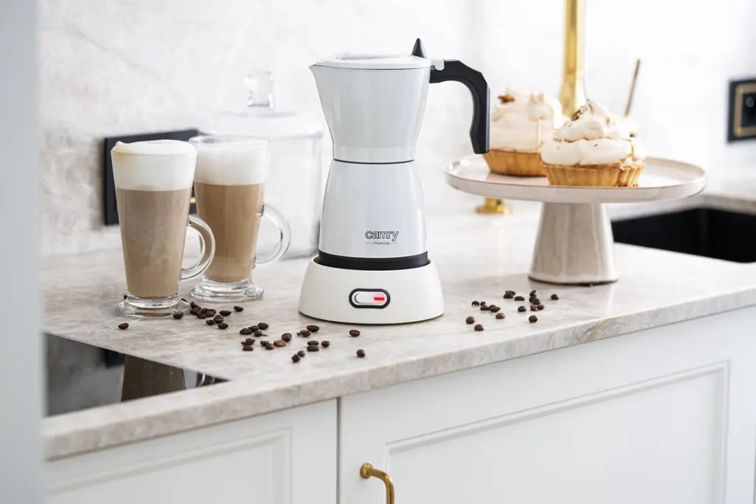 Camry CR 4415 Elektrische Mokka pot - 300ml - Wit - afbeelding 5 van 6
