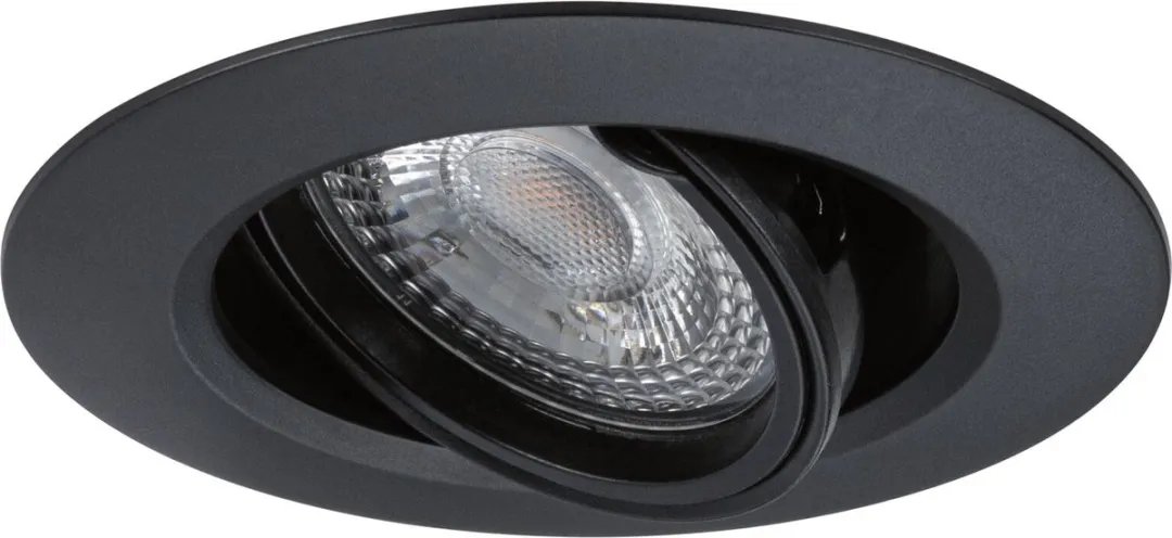 Paulmann Inbouwlamp Set 10x GU10 90mm - 10x10W - Zwart