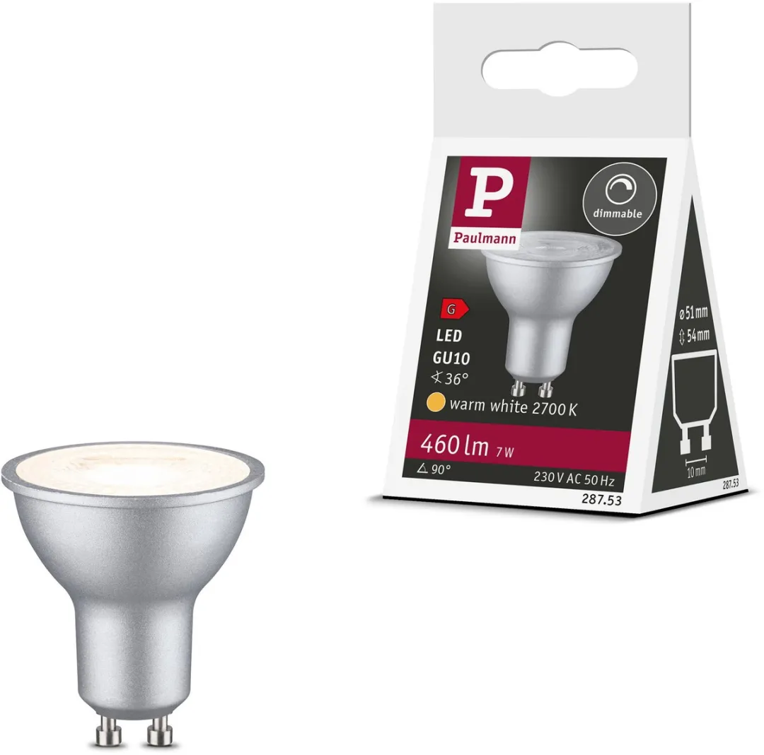 Paulmann Standaard LED Spot GU10 7W