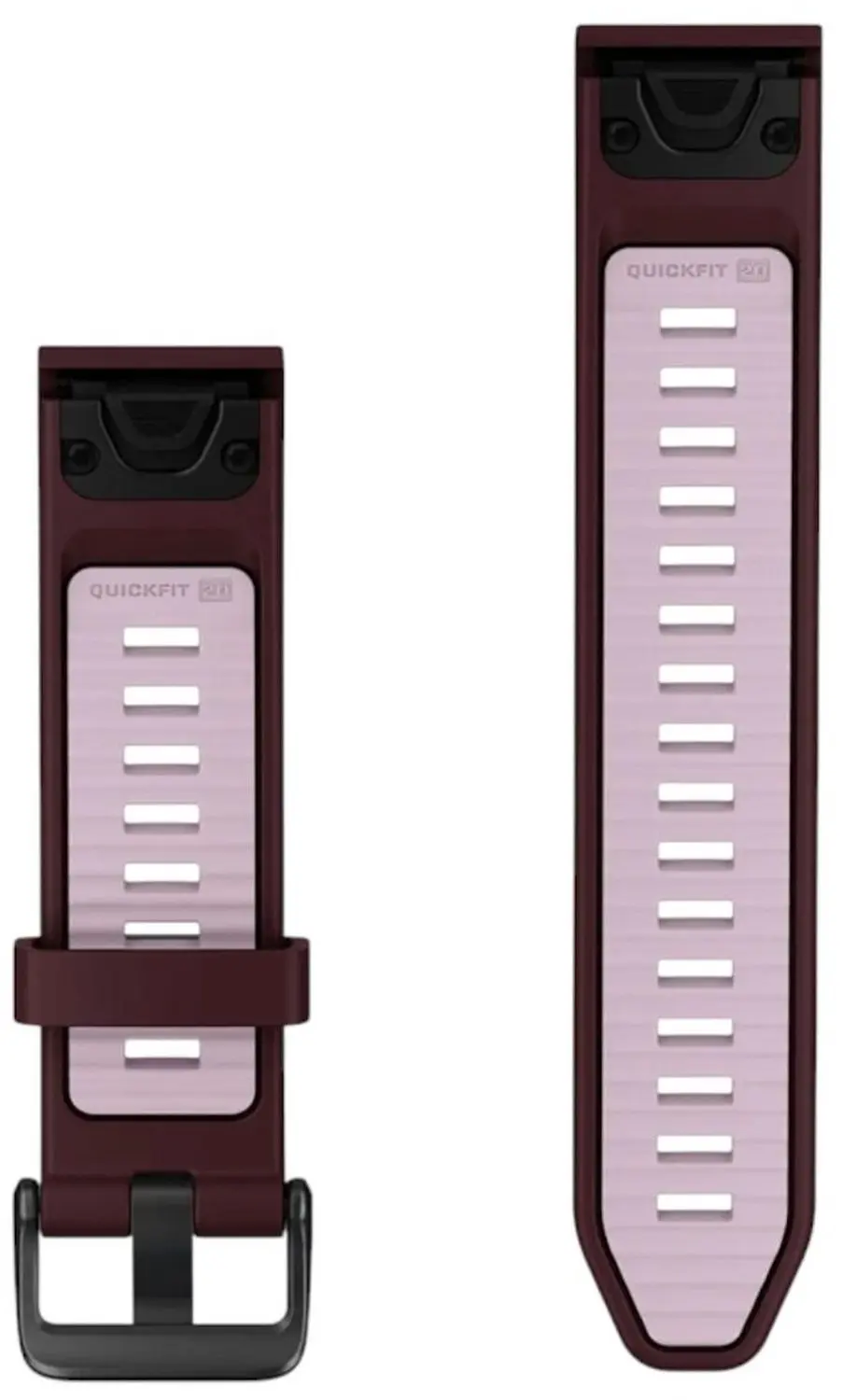 Garmin QuickFit Siliconen Bandje 20mm - Dark Cherry - afbeelding 2 van 2