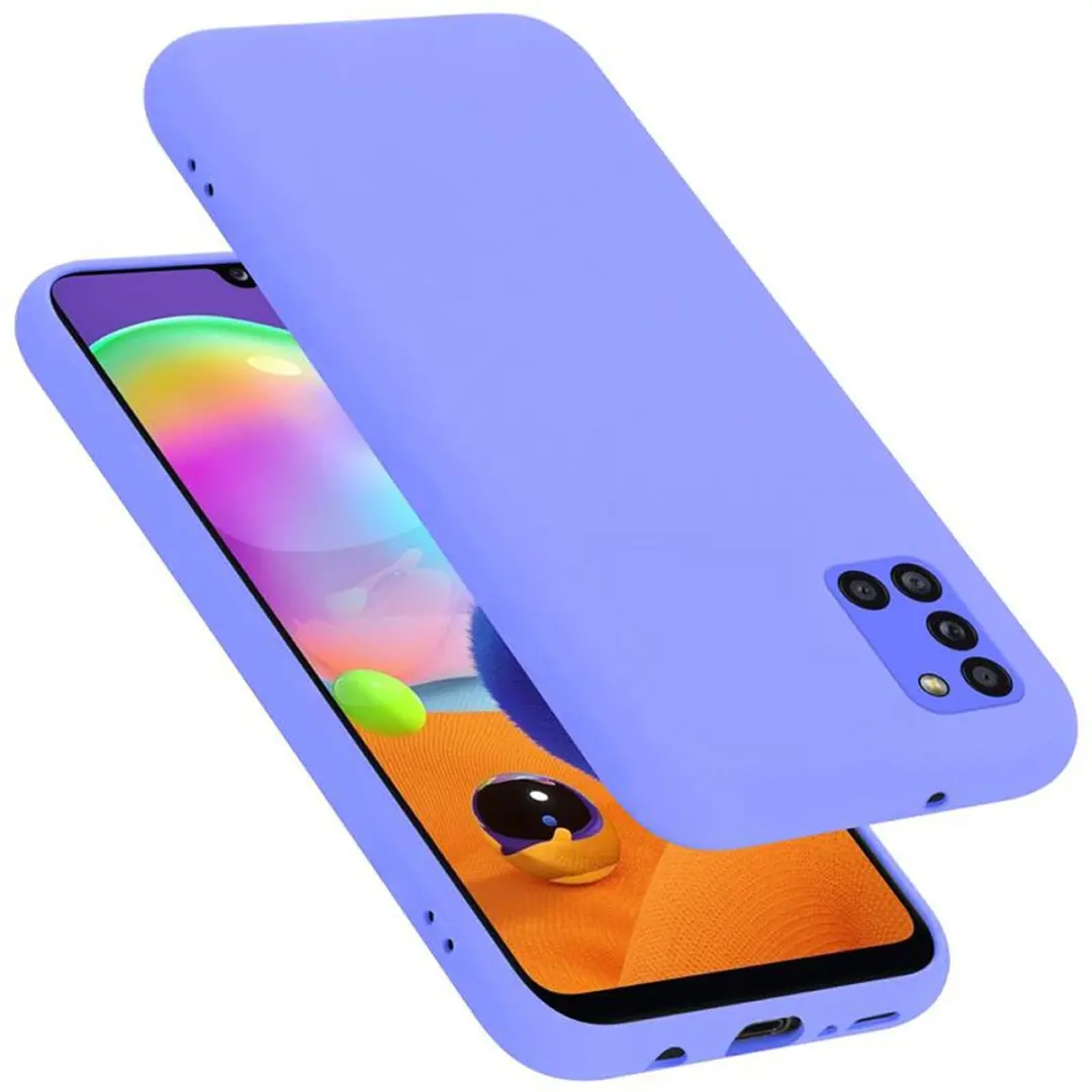 Cadorabo Hoesje geschikt voor Samsung Galaxy A31 in LIQUID LICHT PAARS