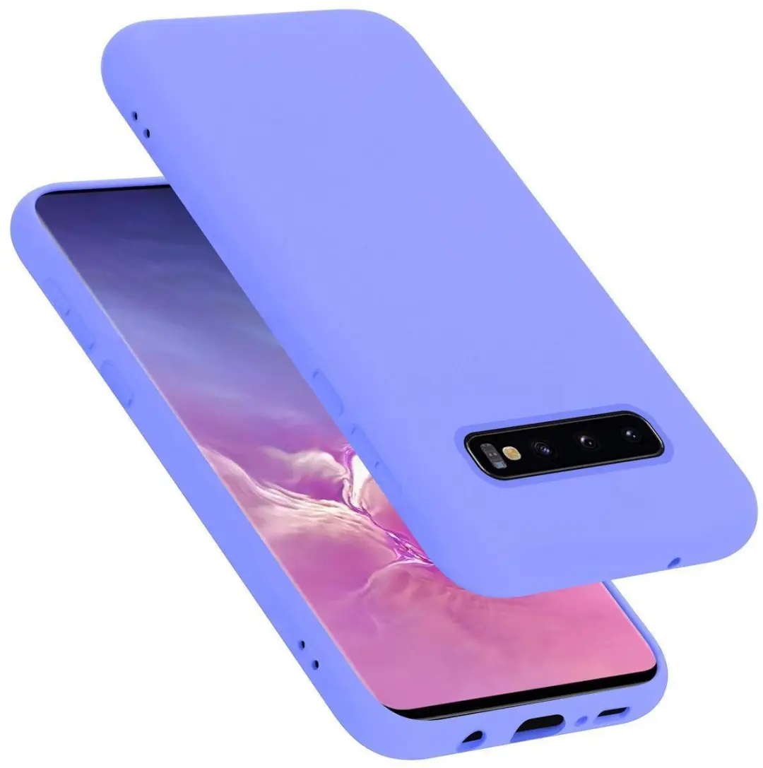 Cadorabo Hoesje geschikt voor Samsung Galaxy S10 5G in LIQUID LICHT PAARS