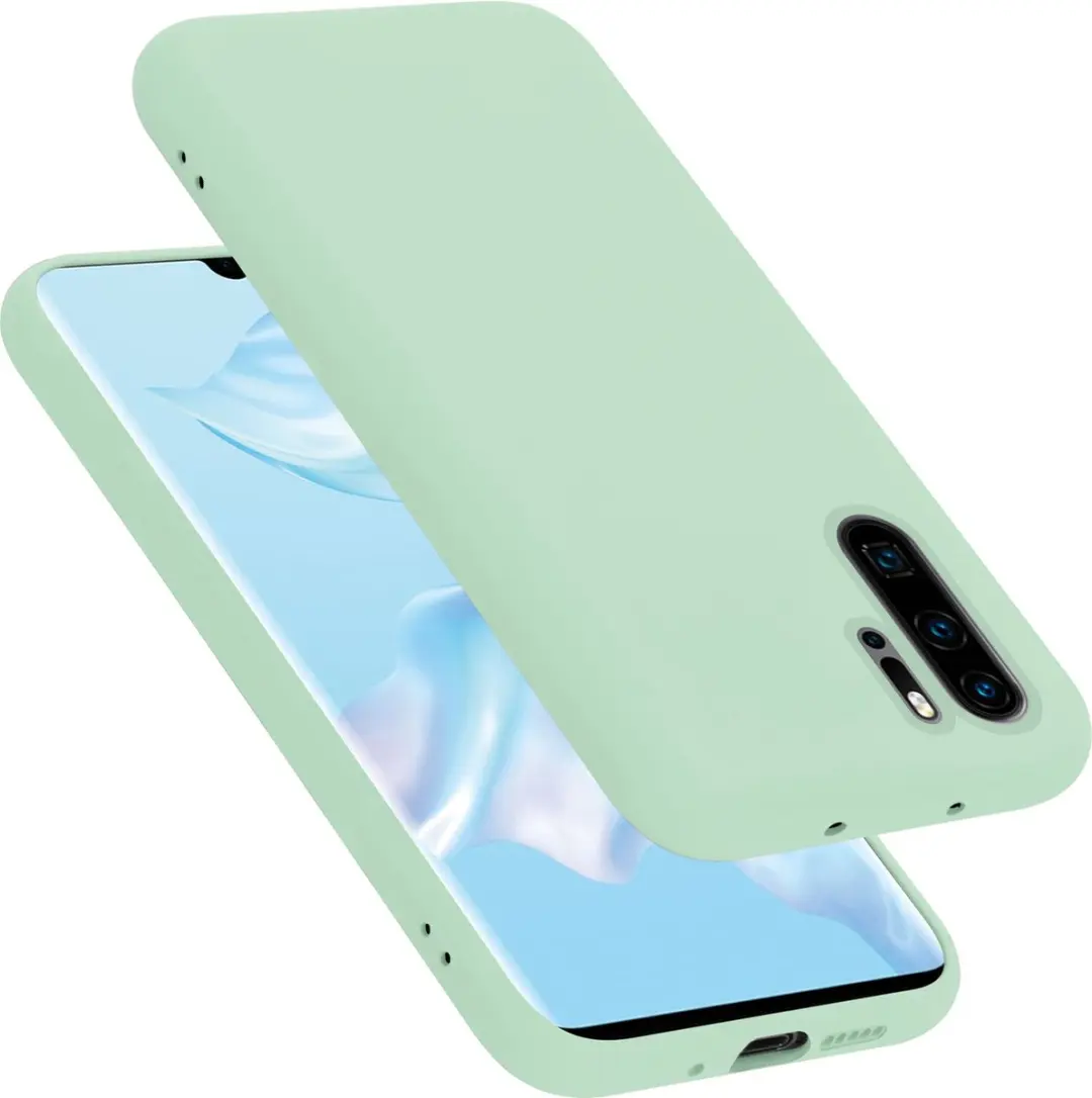 Cadorabo Hoesje geschikt voor Huawei P30 PRO in LIQUID LICHT GROEN