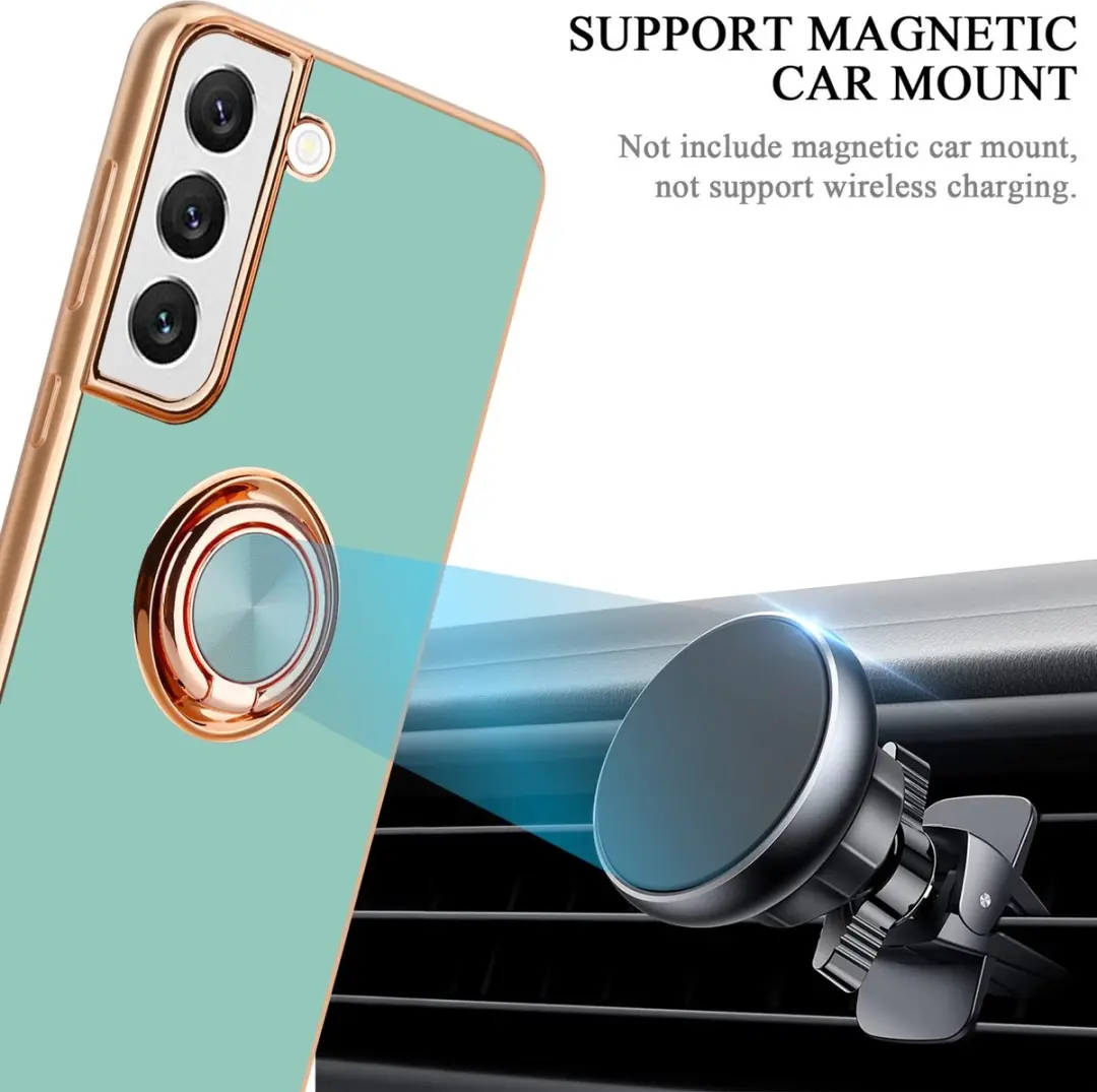 Cadorabo Hoesje geschikt voor Samsung Galaxy S22 PLUS in Glossy Turquoise