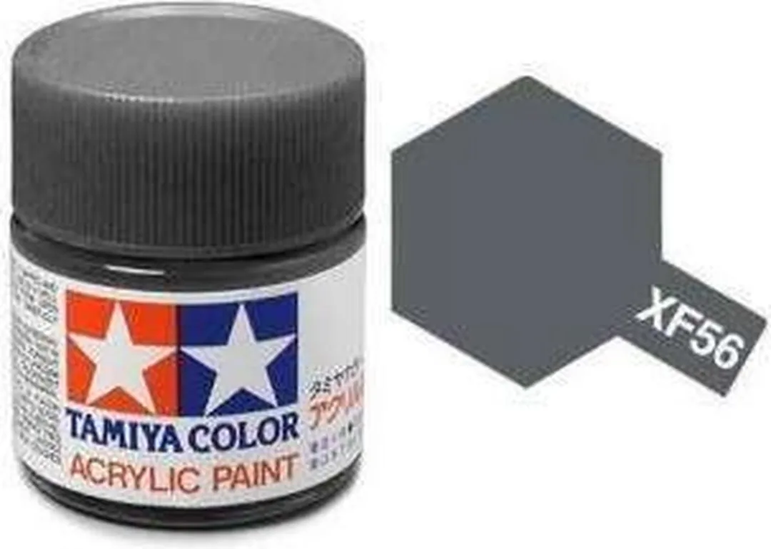 Tamiya XF-56 Acrylverf 23ml - Grijs Metallic Matt