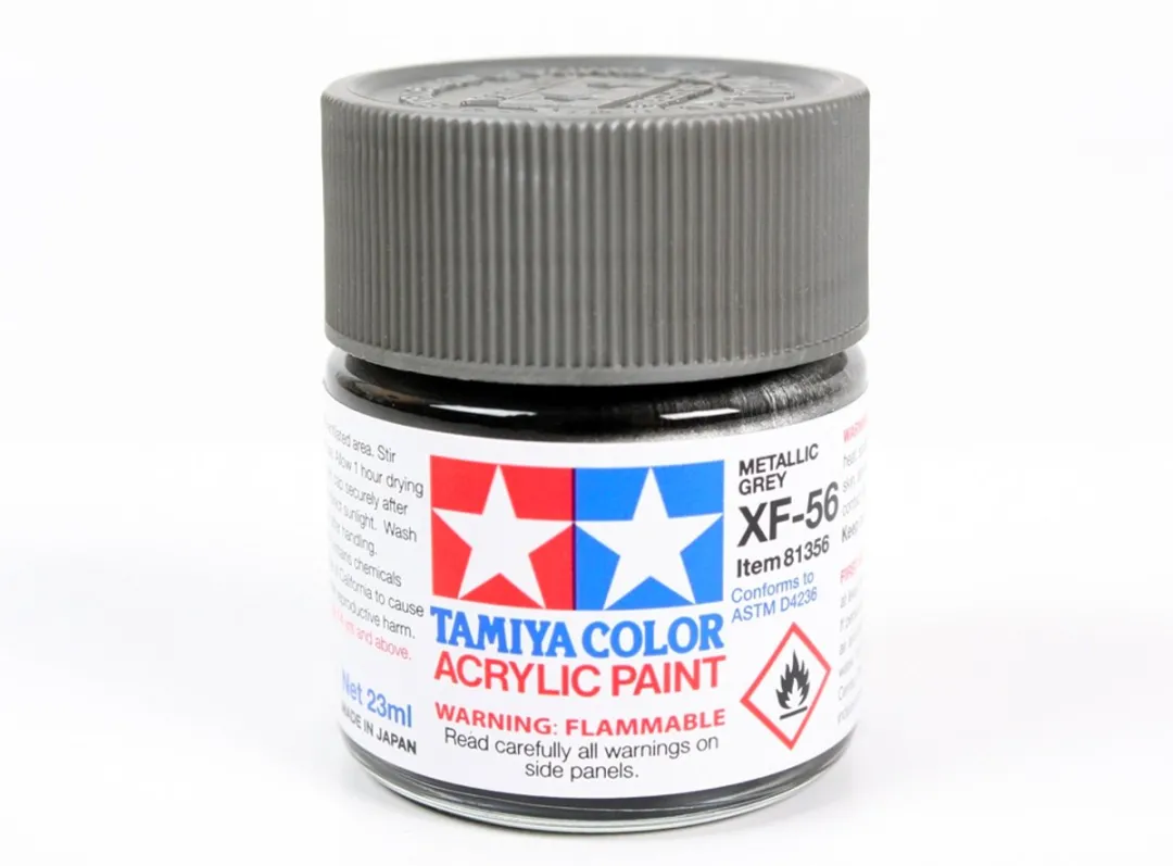 Tamiya XF-56 Acrylverf 23ml - Grijs Metallic Matt