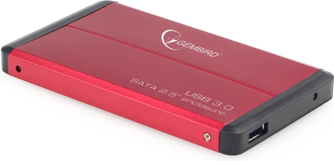 Gembird EE2-U3S-2-R Harddiskbehuizing 2.5" SATA - USB 3.0 - Rood