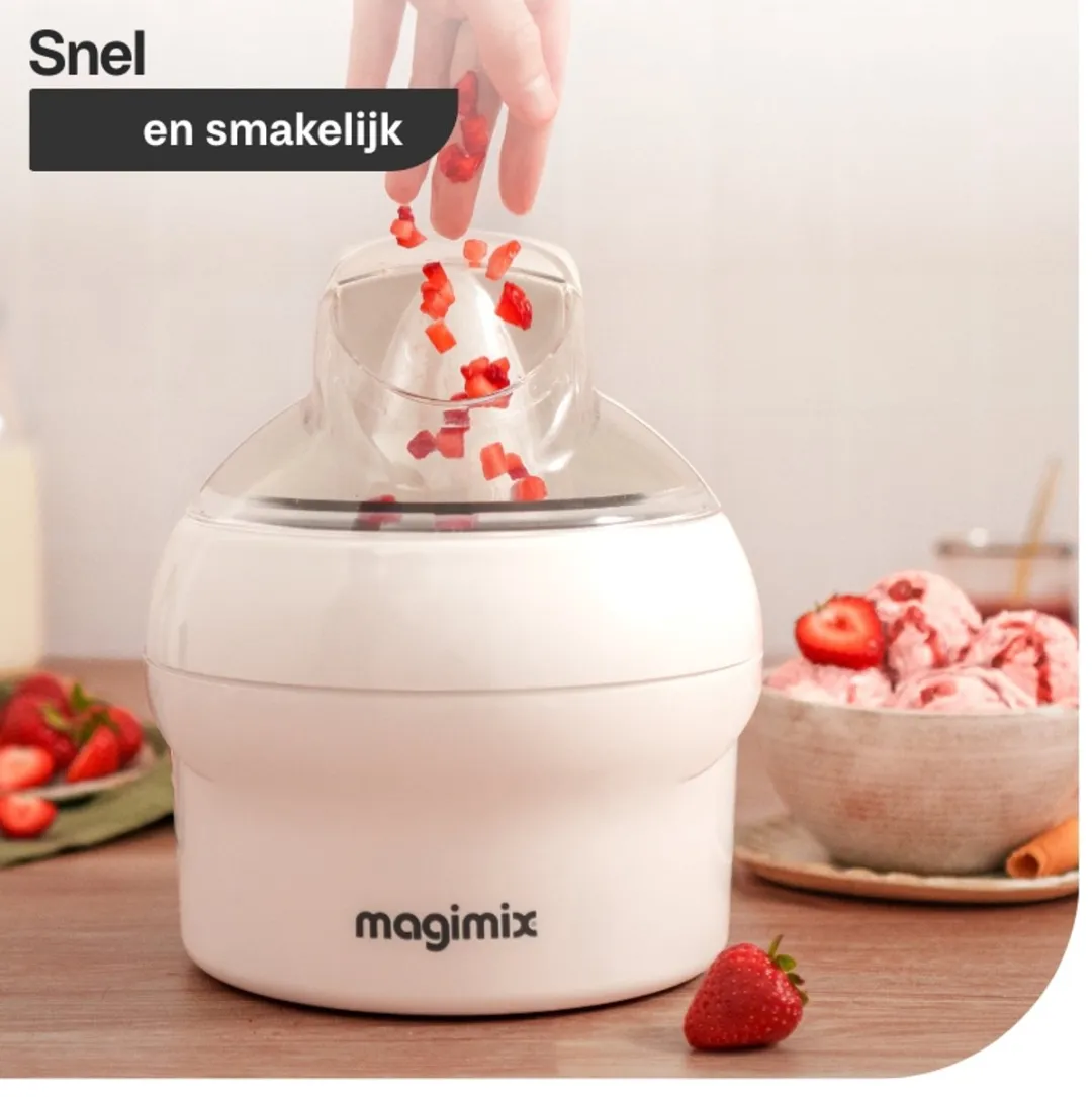 Magimix Le Glacier IJsmachine 1,1L - Wit