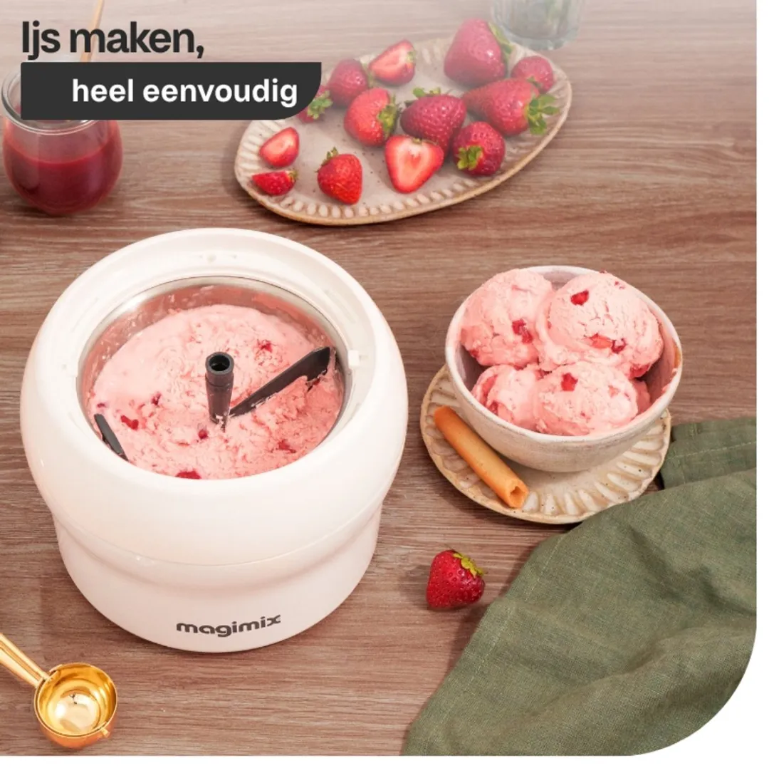Magimix Le Glacier IJsmachine 1,1L - Wit