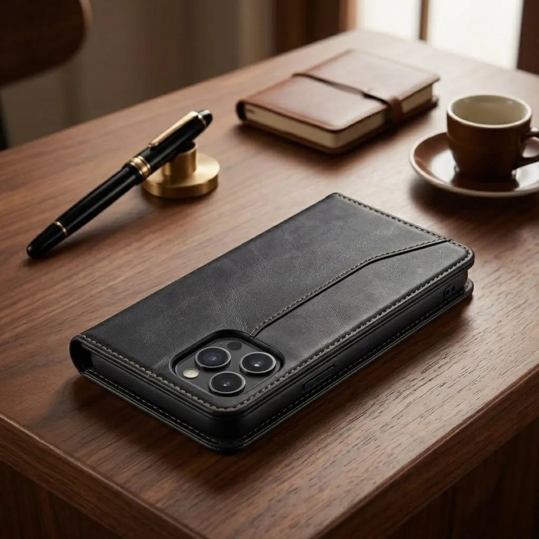 NUVEX Wallet Hoesje iPhone 17 Pro Max - Zwart