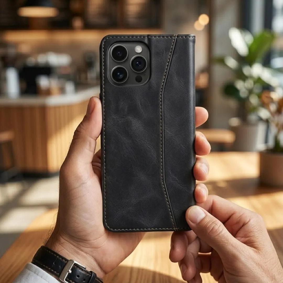 NUVEX Wallet Hoesje iPhone 17 Pro Max - Zwart