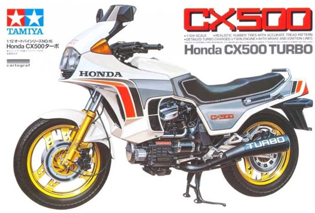 Tamiya 14016 Honda CX500 Turbo Modelbouwpakket Auto