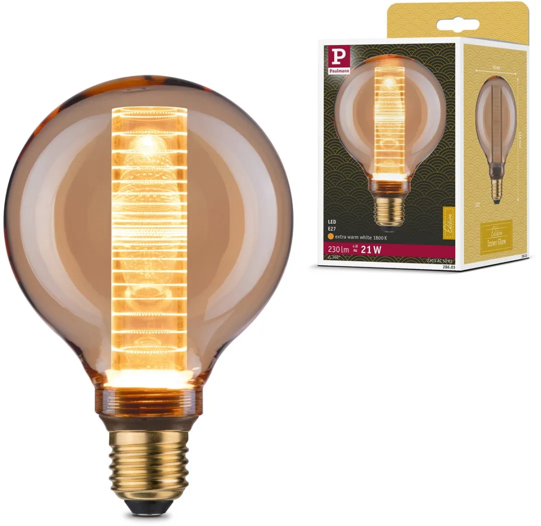 Paulmann Inner Glow Edition LED Globe E27 4W 230lm